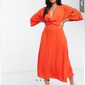 ASOS Batwing Twist Tie Dress - Size 8